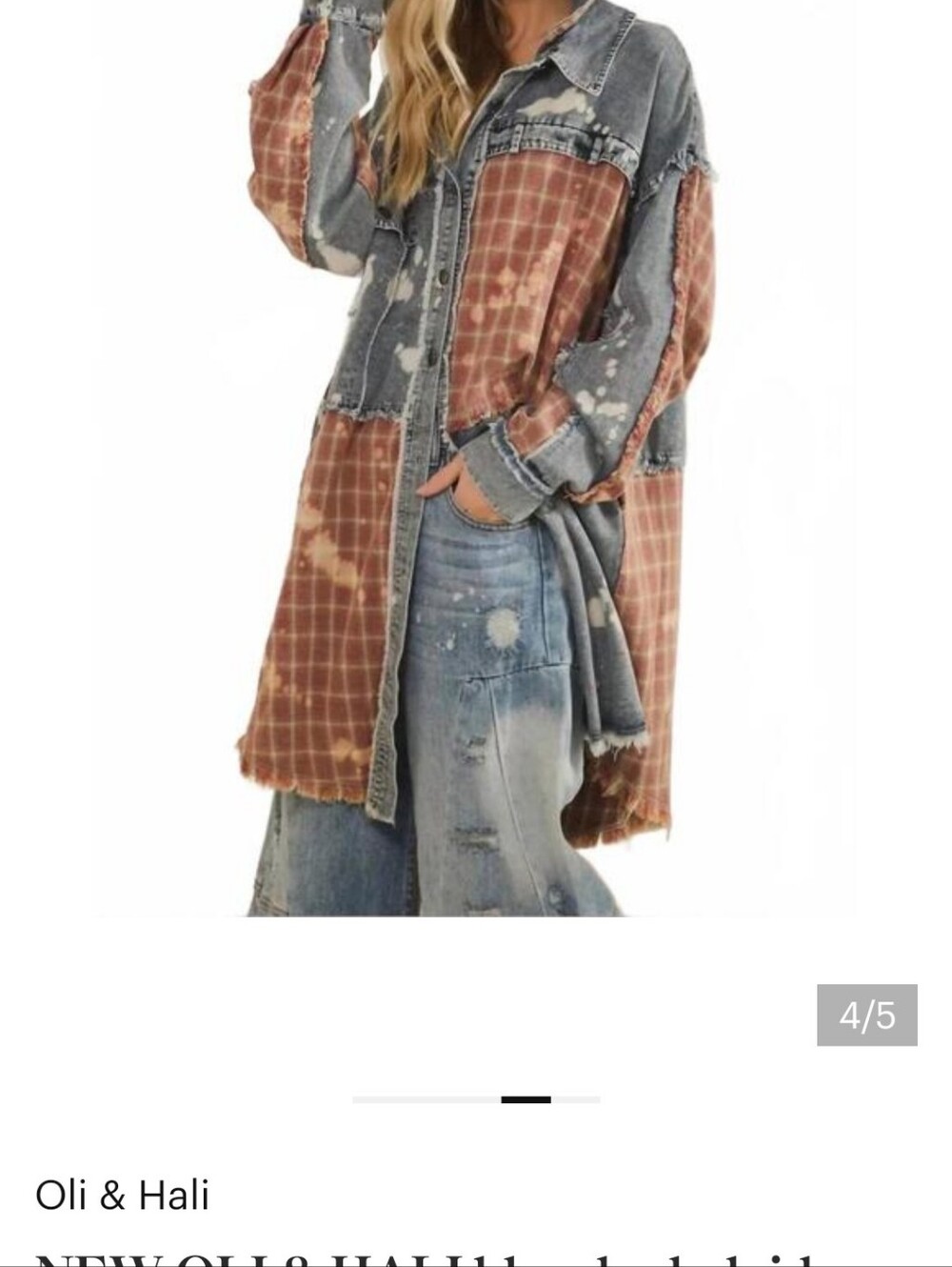 Patchwork Denim Jacket - Picture 3 of 5